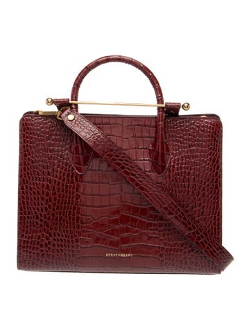 Leather Top Handle Bag