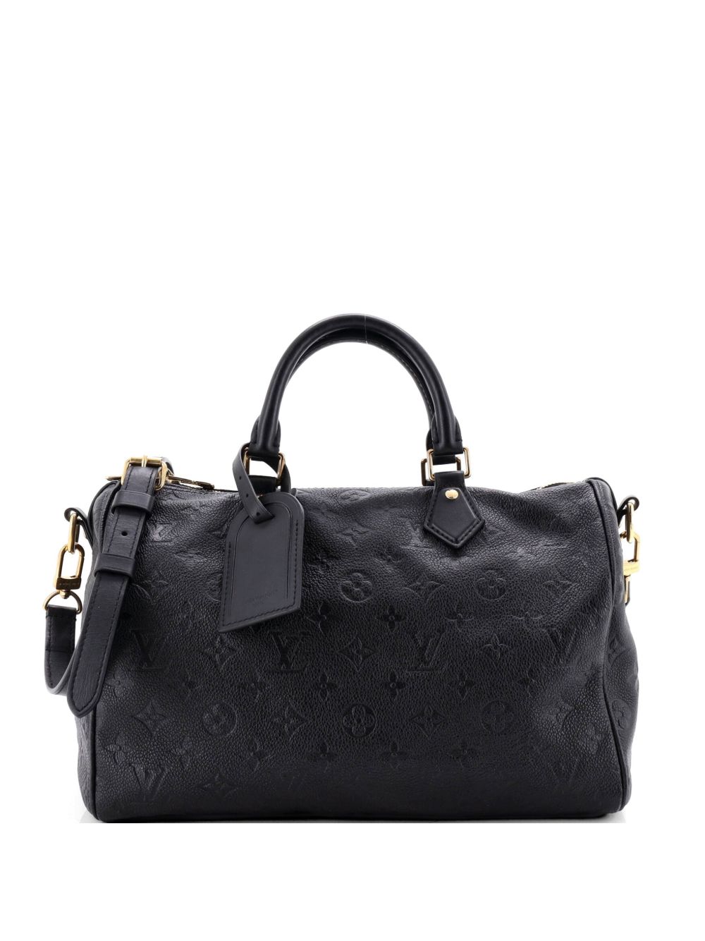 Speedy Soft Bandouliere Bag Monogram Empreinte Leather 30 satchel