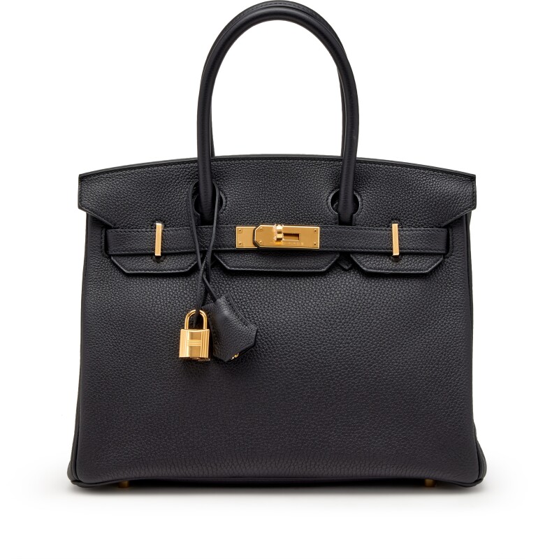 Hermes Black Togo Birkin 30 Gold Hardware