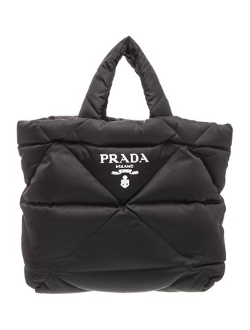 Tessuto Nylon Padded Re-Nylon Tote Medium