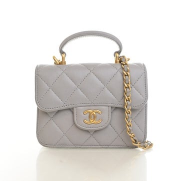 Lambskin Square Flap Bag Mini
