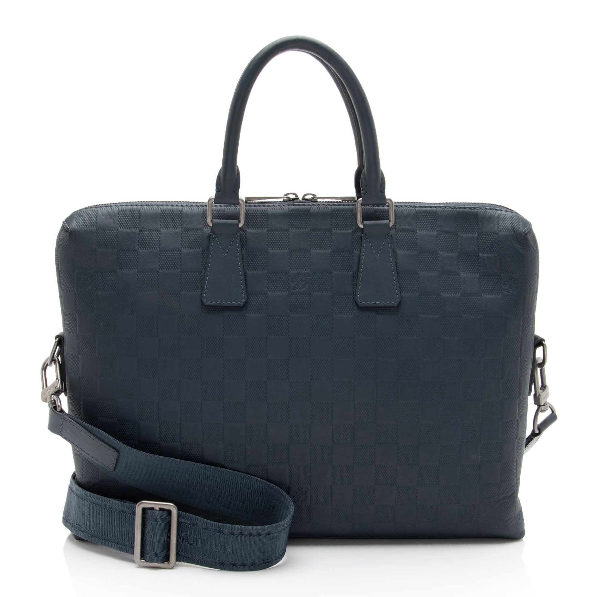 Leather travel bag