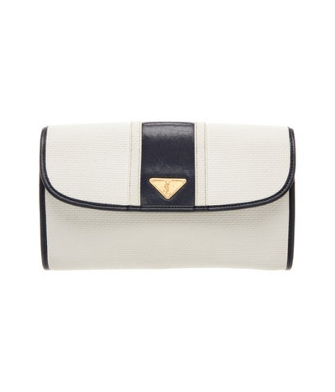 Saint Laurent Saint Laurent Leather Clutch