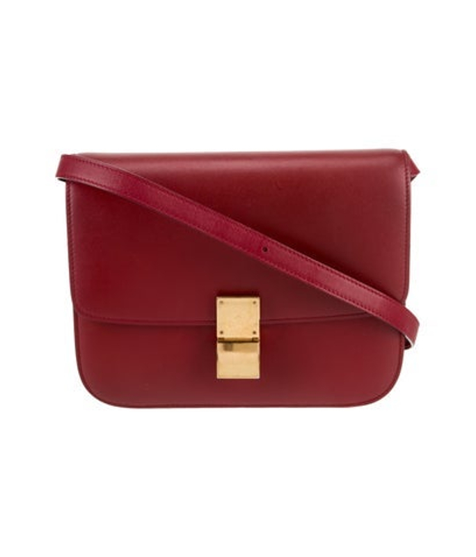 Celine Leather Shoulder Bag Medium