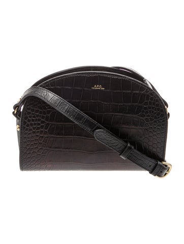 Embossed Leather Shoulder Bag