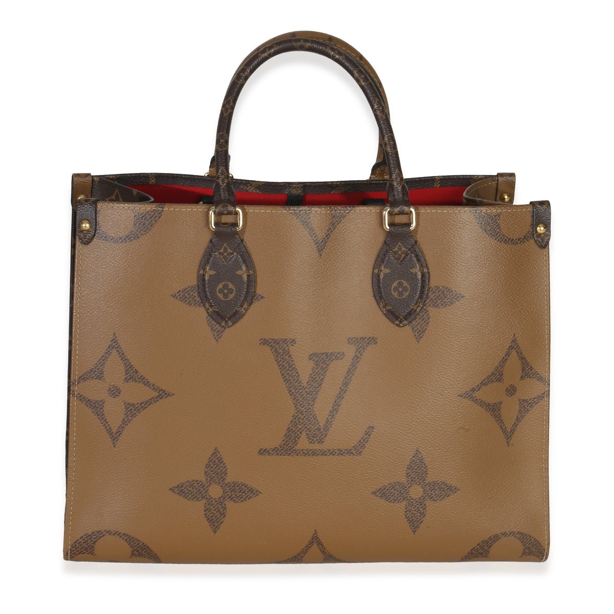 Reverse Monogram Giant Canvas Onthego MM