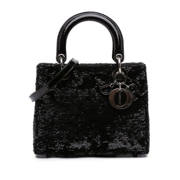 Dior Kid Mohair Medium Sequins Lady Dior
