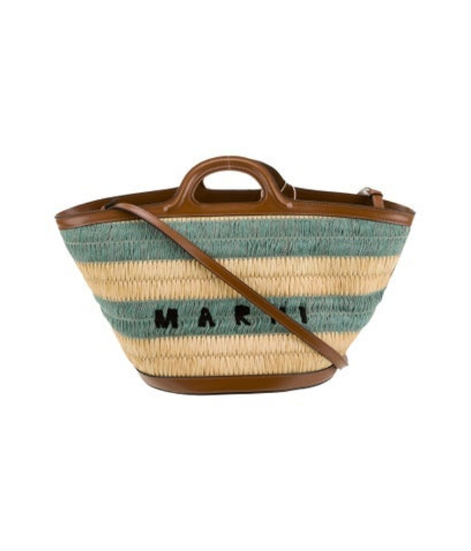 Marni Straw Top Handle Bag