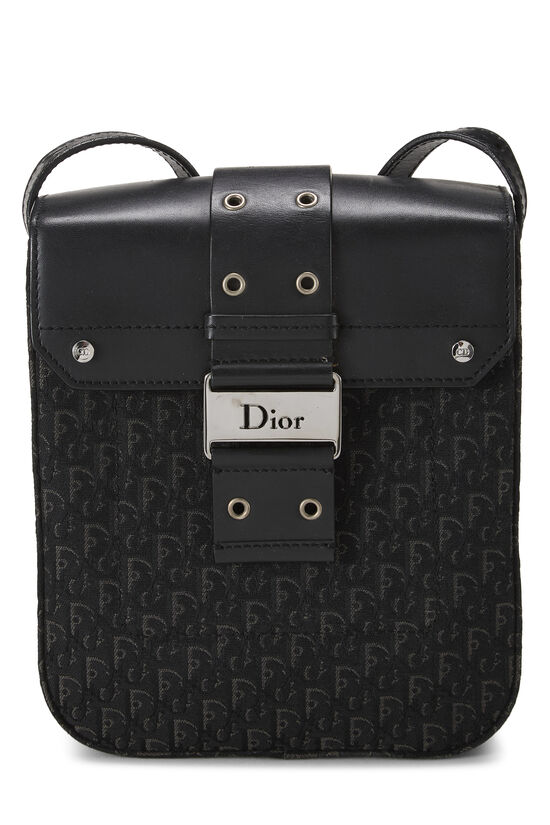 Dior Black Canvas Street Chic Shoulder Bag Small