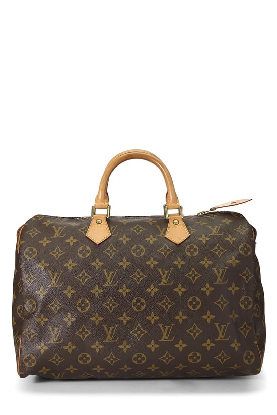 Louis Vuitton Monogram Canvas Speedy Top Handle Bag 35