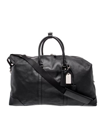 Coach Leather Weekender Bag