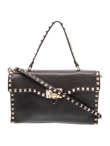 Rockstud Top Handle Bag