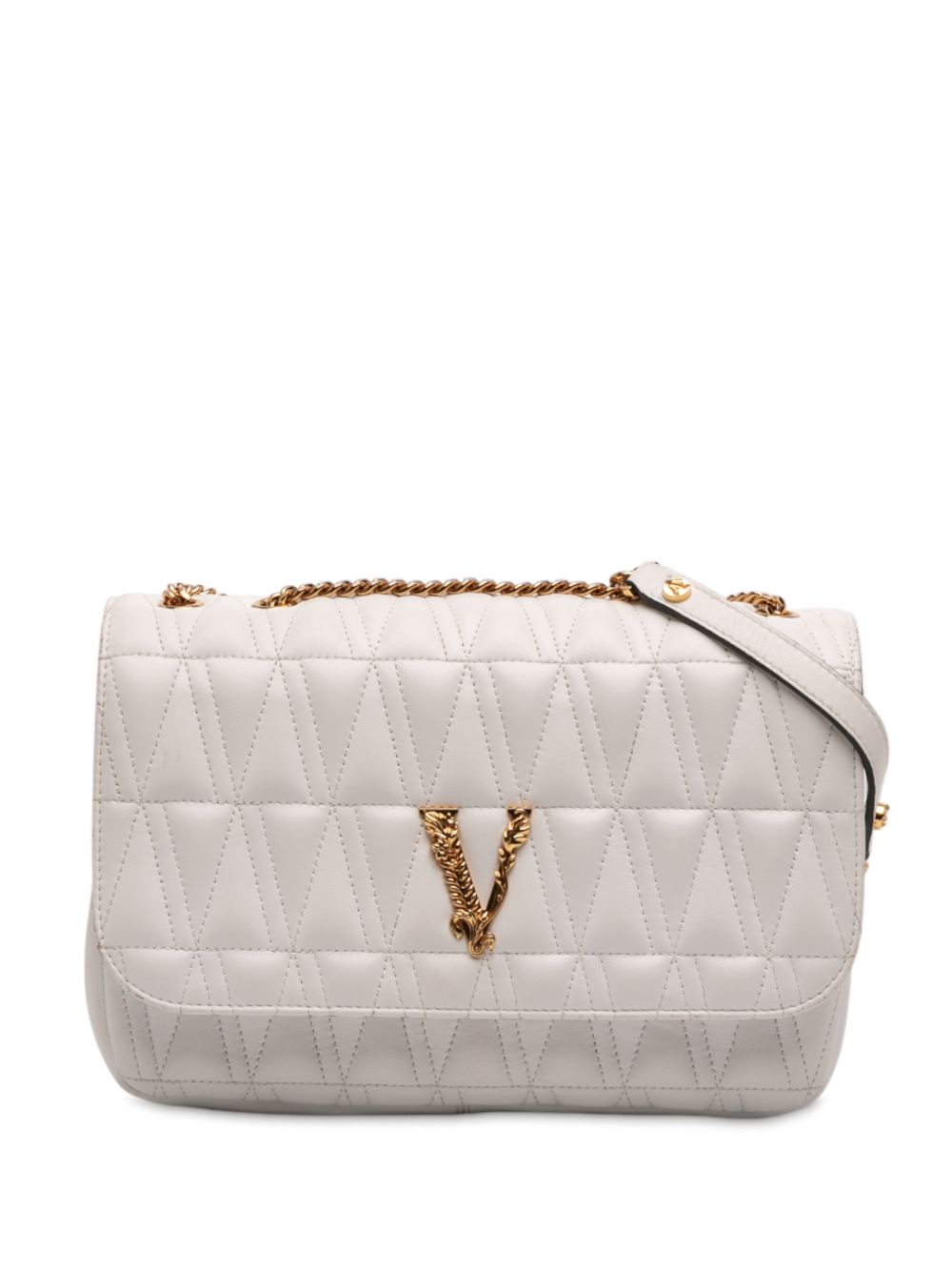 2019 Nappa Leather Virtus V crossbody bag