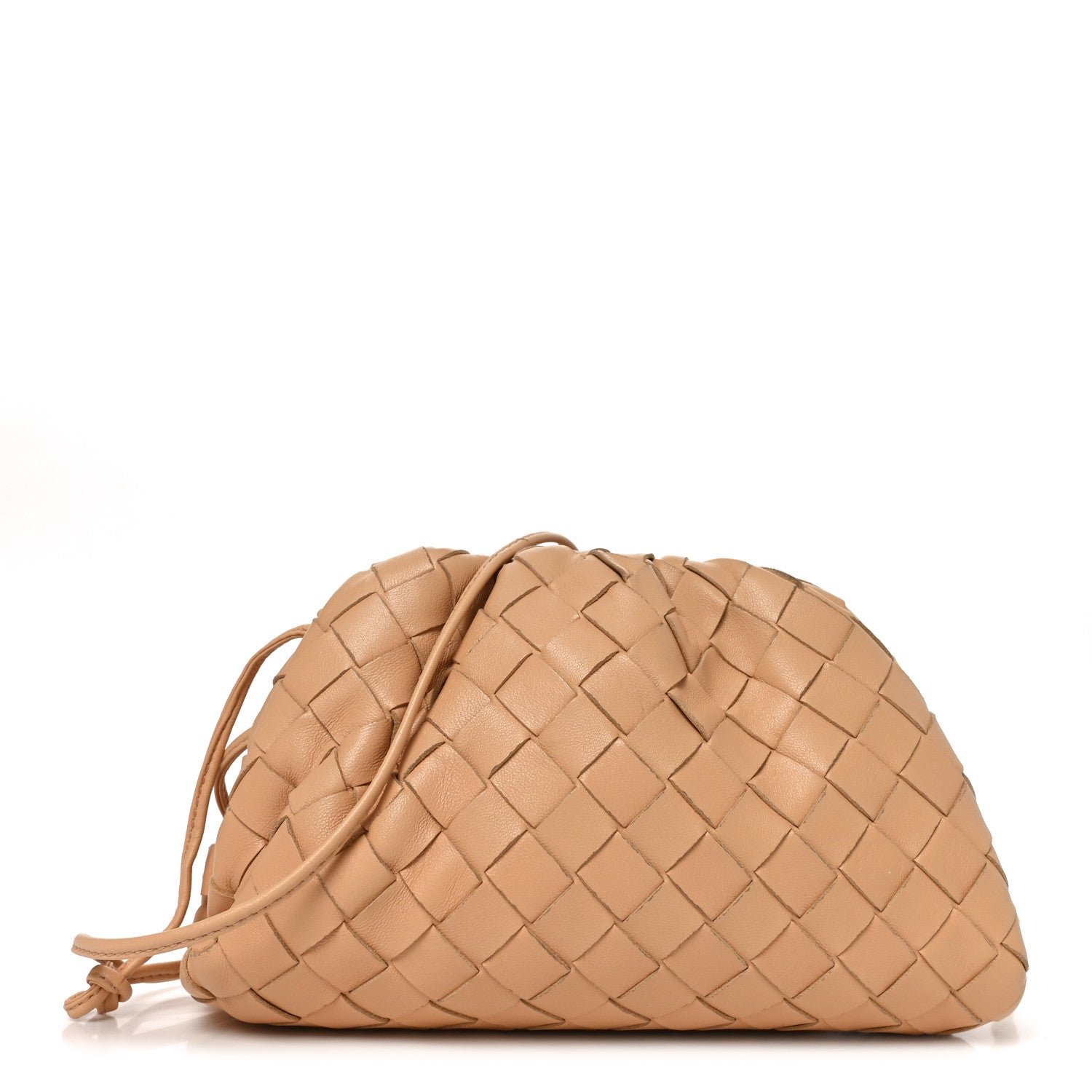 Bottega Veneta Bottega Veneta Nappa Intrecciato The Mini Pouch Almond