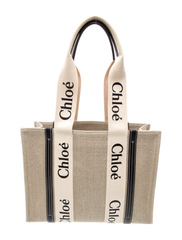 Canvas Woody tote bag Medium