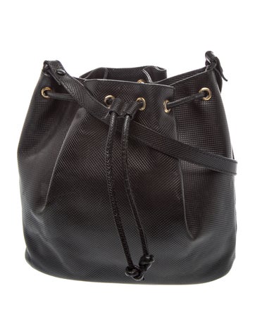 Leather Bucket Bag