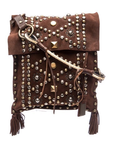 Dolce & Gabbana Suede Crossbody Bag Vintage