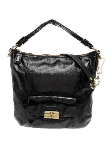 Coach Patent Leather Top Handle Bag
