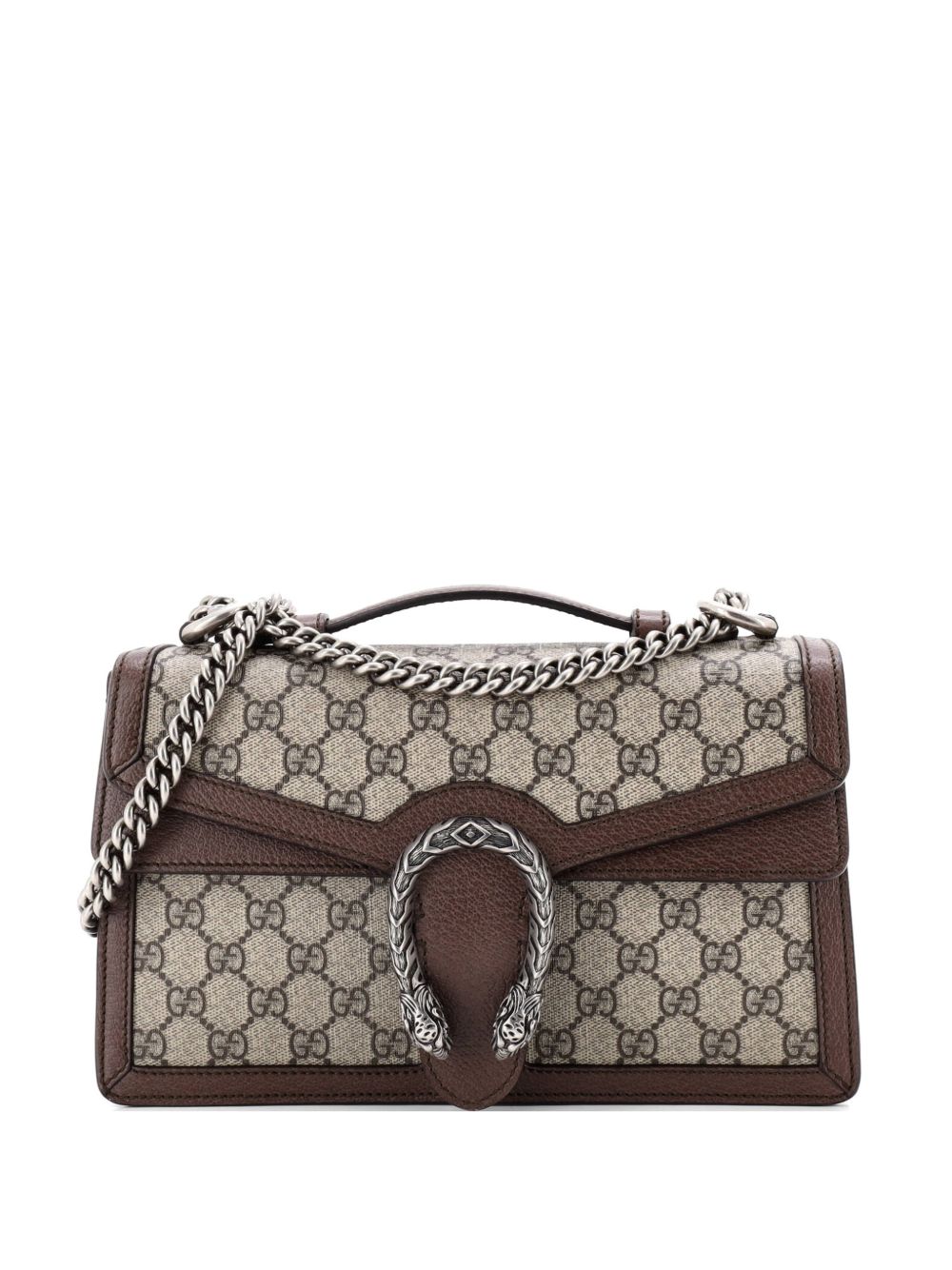 Dionysus Top Handle Chain Bag GG Coated Canvas Small satchel