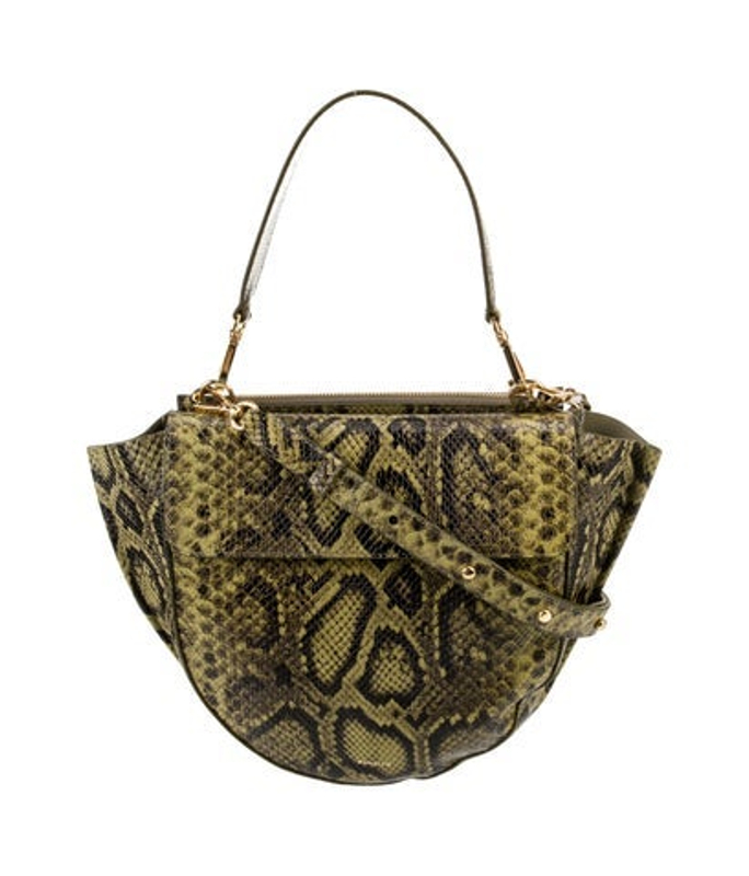 WANDLER Embossed Leather Shoulder Bag W Tags