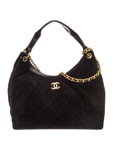 Suede Quilted Maxi Hobo