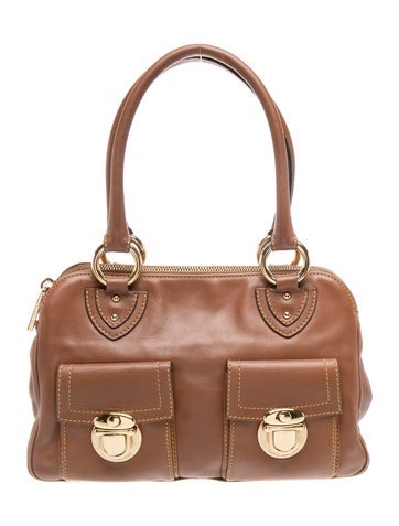 Leather Top Handle Bag