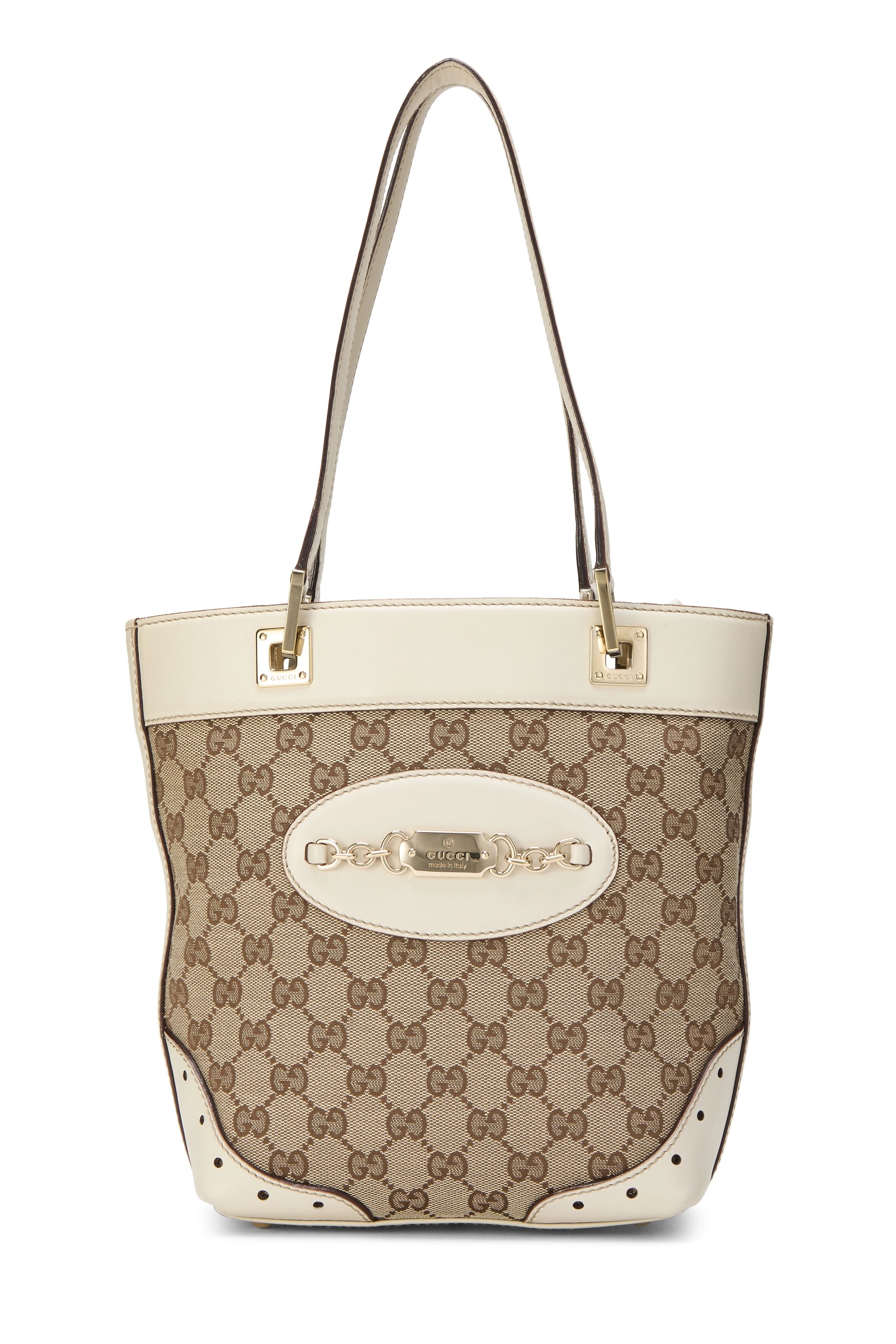Original GG Canvas Punch Vertical Tote