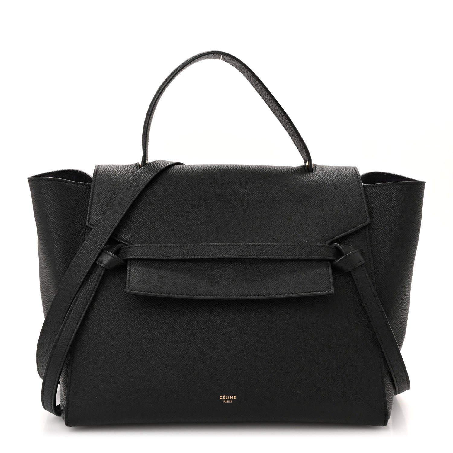 Celine Celine Grained Calfskin Mini Belt Bag Black