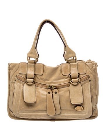 Leather Top Handle Bag
