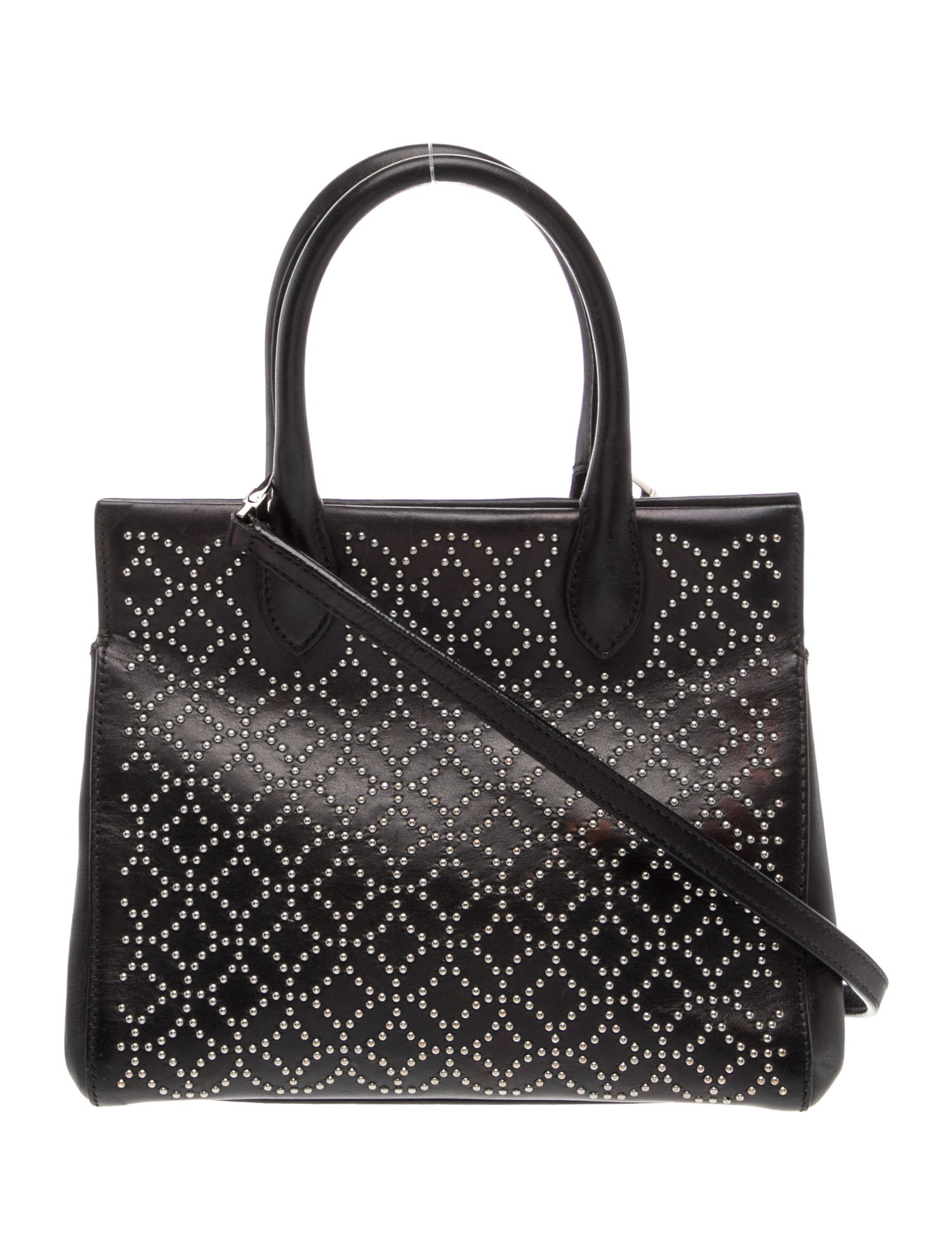 Leather Top Handle Bag