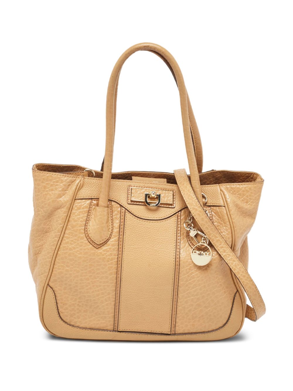 pre-owned pebbled-leather tote bag