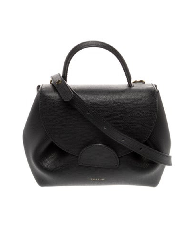 Polene Leather Top Handle Bag