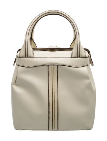 Leather Top Handle Bag