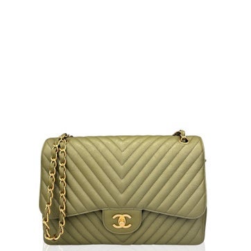 Calfskin Double Flap Jumbo