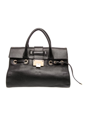 Jimmy Choo Leather Top Handle Bag