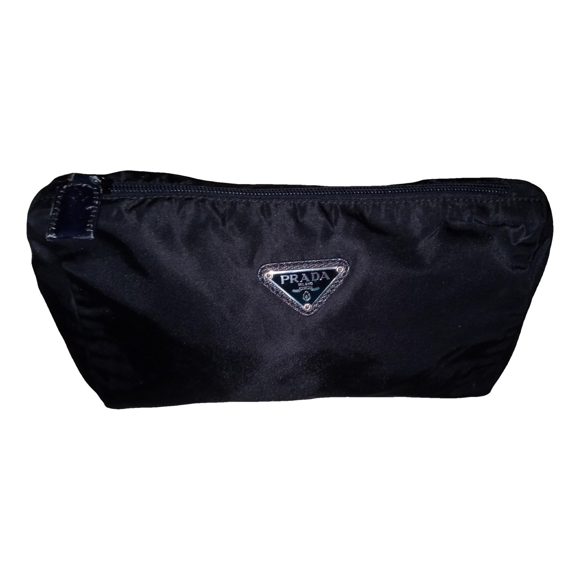 Triangle cloth clutch bag