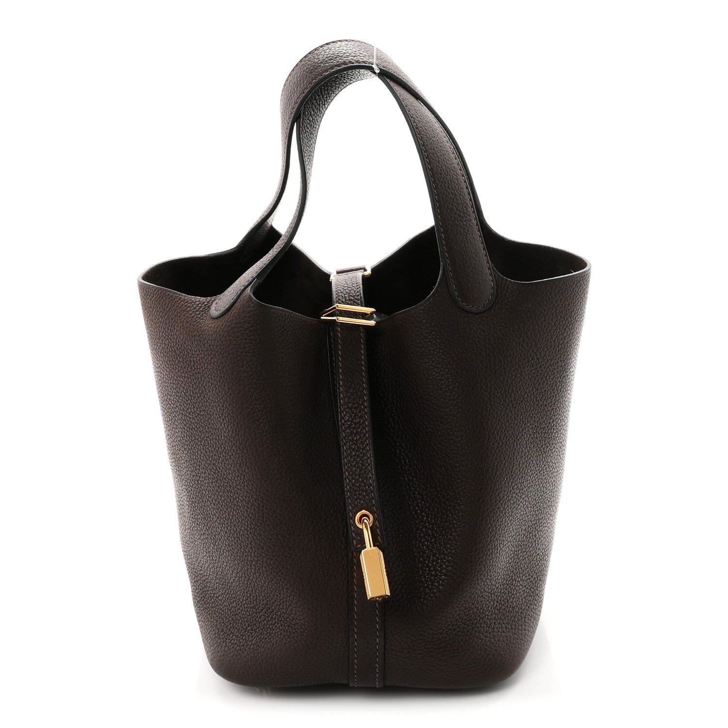Hermes Taurillon Clemence Picotin Lock 18 PM Ebene