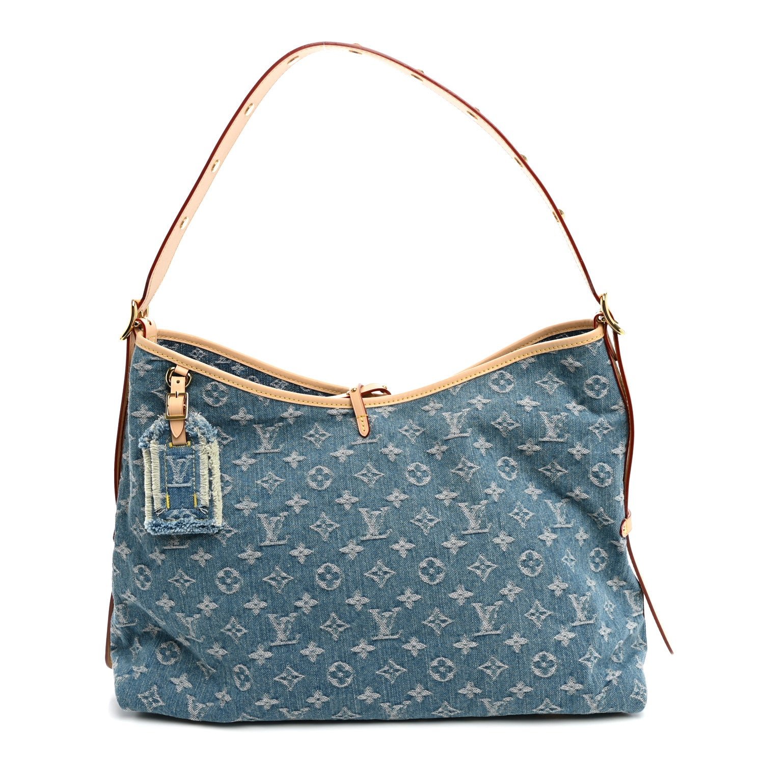 Louis Vuitton Monogram Denim CarryAll MM Blue