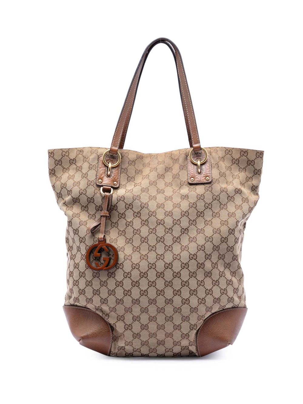 2000-2015 Large GG Canvas GG Charm tote bag