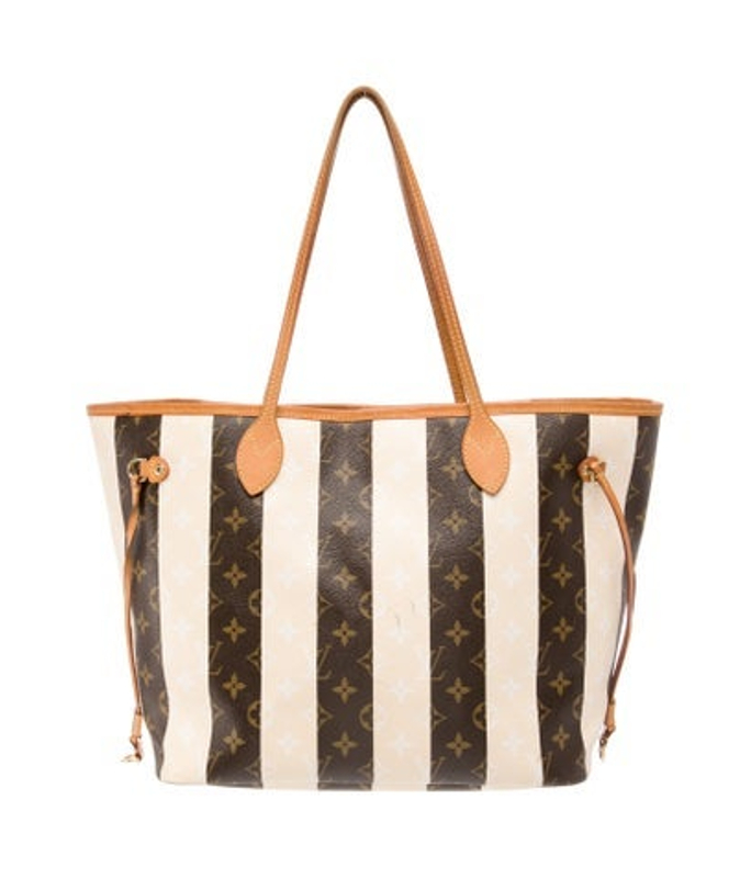 Louis Vuitton Vuitton Lv Monogram Rayures Neverfull Mm