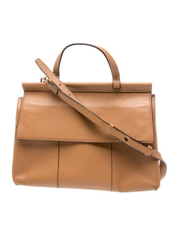 Leather Top Handle Bag