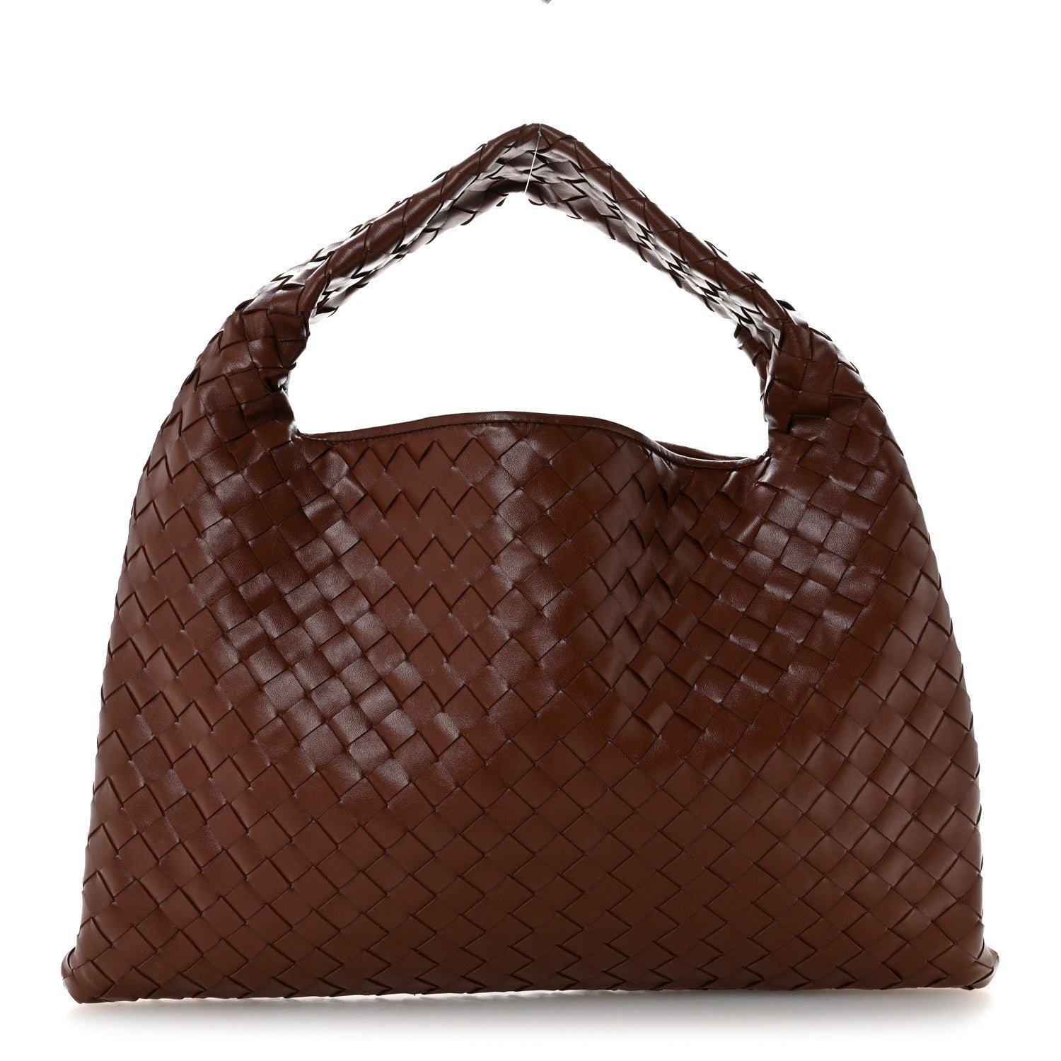 Bottega Veneta Calfskin Intrecciato Small Hop Sapele
