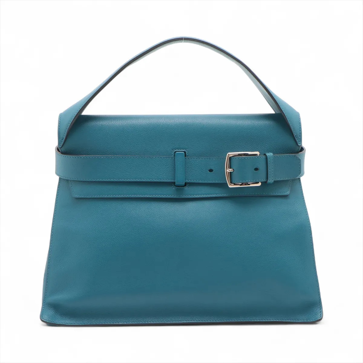 Hermès Etribelt Evercolor Cobalt Silver Metal Fittings