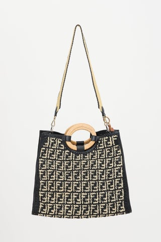 Raffia Large Runaway Tote Bag