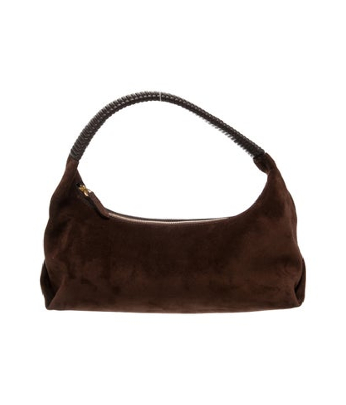Khaite Suede Top Handle Bag