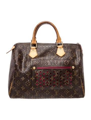 Perforated Monogram Speedy 30