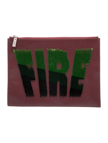Kenzo Leather Clutch