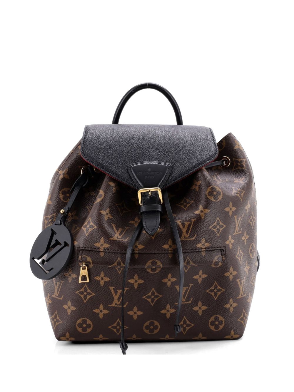 Montsouris NM Monogram Canvas with Leather PM backpack