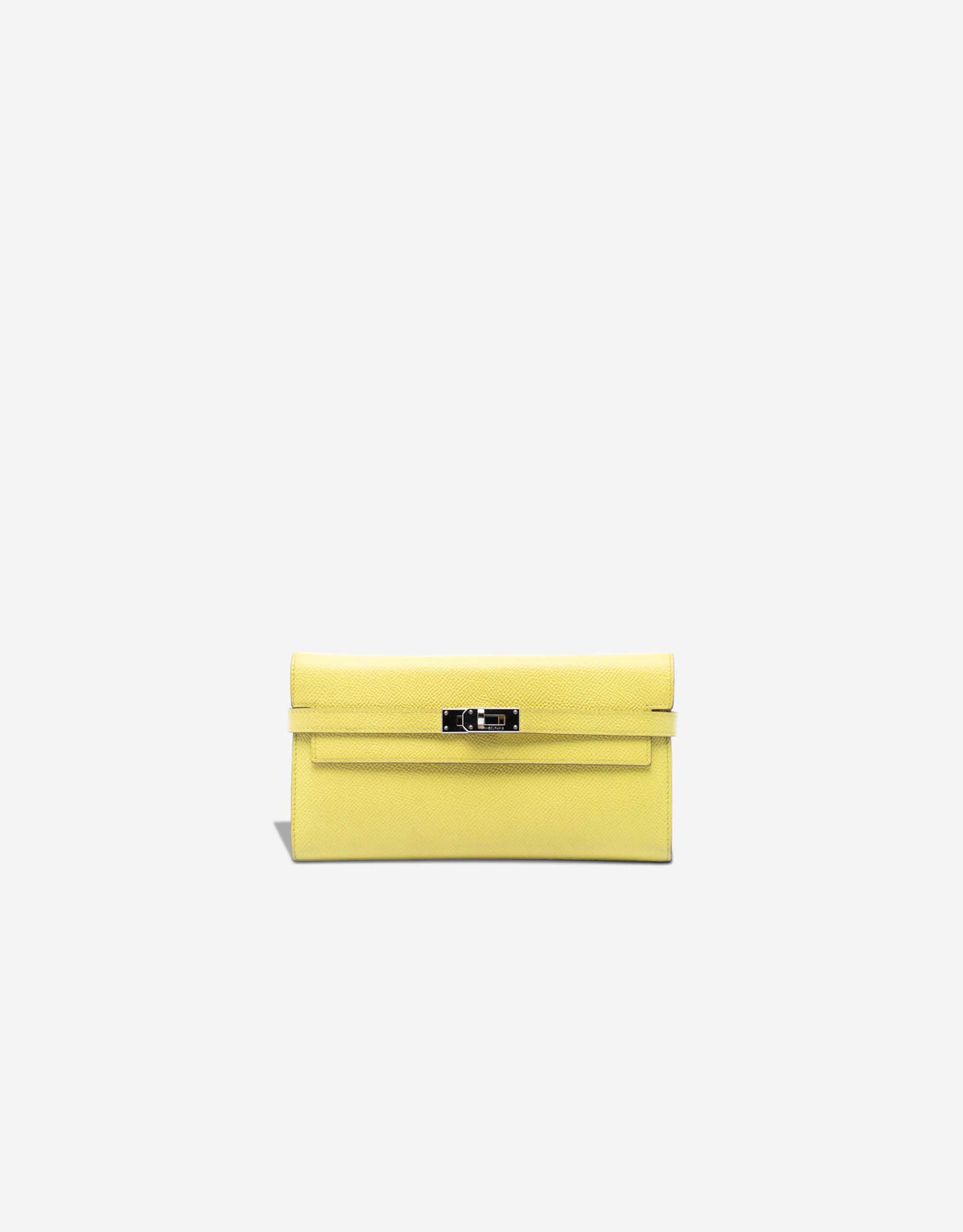 Hermes 
		Kelly Long Wallet Epsom Limoncello    