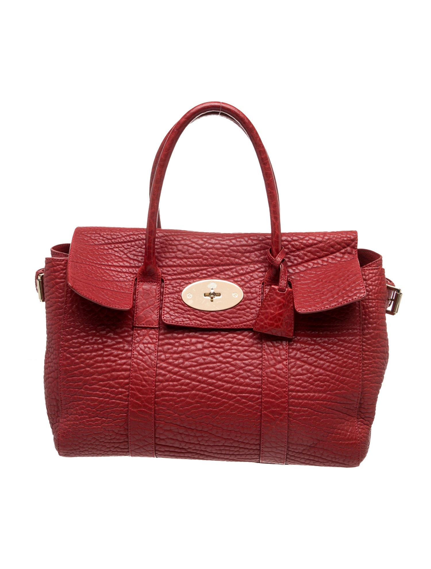 Mulberry Leather Top Handle Bag